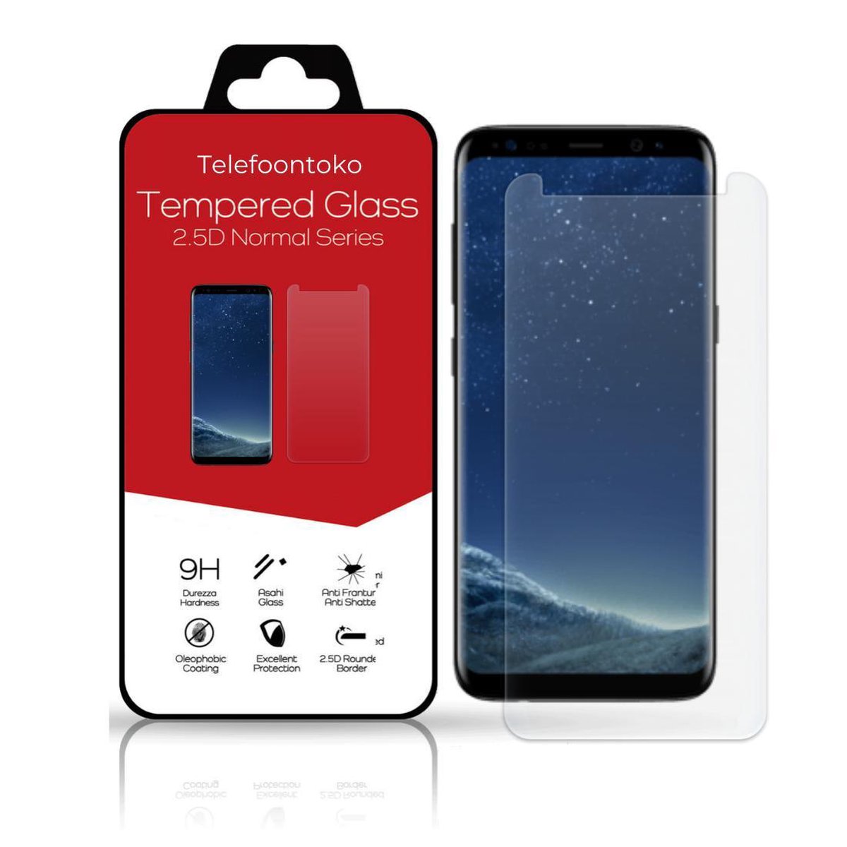 Samsung Galaxy S8 Glazen Screenprotector | Gehard Beschermglas | Tempered Glass