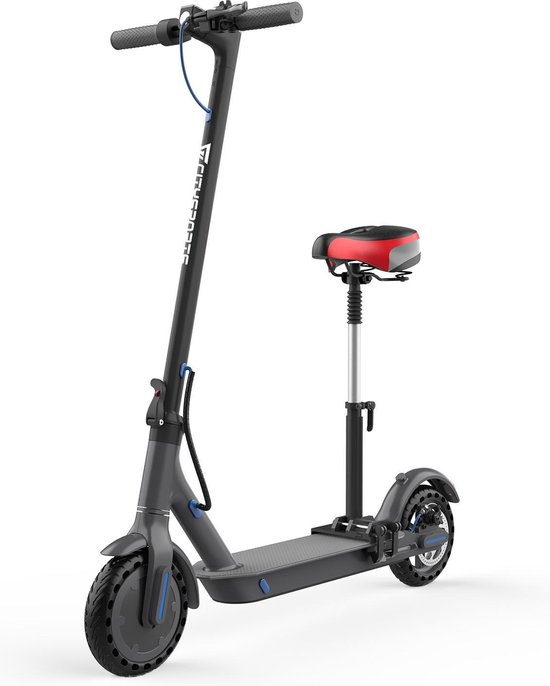 vooroordeel Kleren Incarijk Citysports Elektrische Step E-scooter Opvouwbaar | 7.5Ah | 250W | 8.5" -  Zwart + Zadel | bol.com
