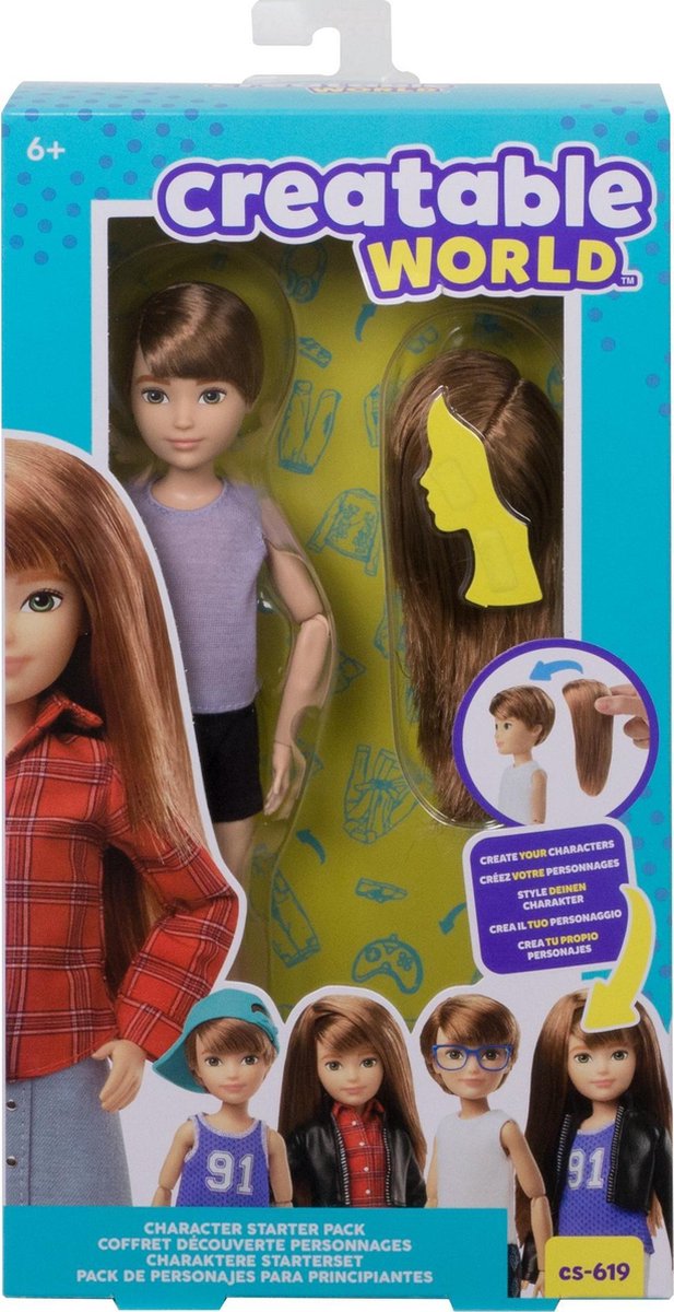 Creatable World Character Starter Kit 1 Strawberry Blonde - Genderneutrale Pop