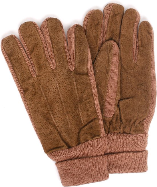 Leren handschoenen - Heren handschoenen - Bruine handschoenen | bol.com