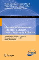 Communications in Computer and Information Science 1175 - Information and Communication Technologies in Education, Research, and Industrial Applications