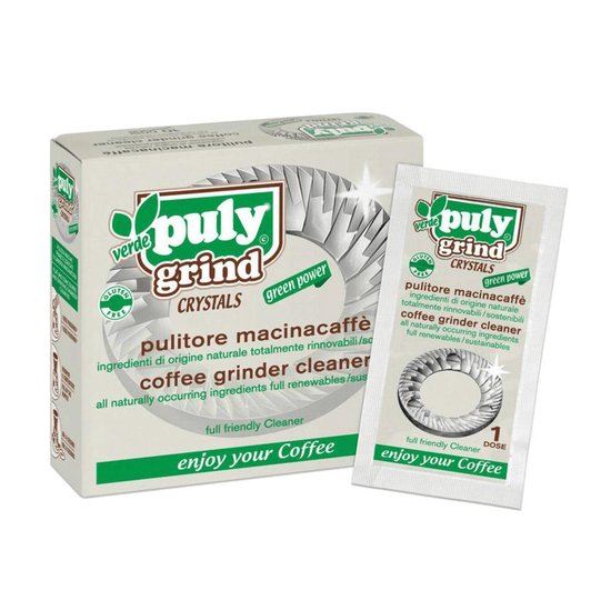 Puly Caff Verde Grind - Biologische Koffiemolenreiniger - 10 x 15 gram