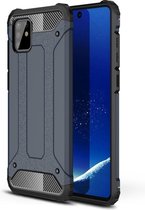Armor Hybrid Back Cover - Samsung Galaxy Note 10 Lite Hoesje - Donkerblauw