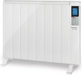 Elektrische luchtverwarming met digitaal display (8 kamers) Taurus 2000W Wit
