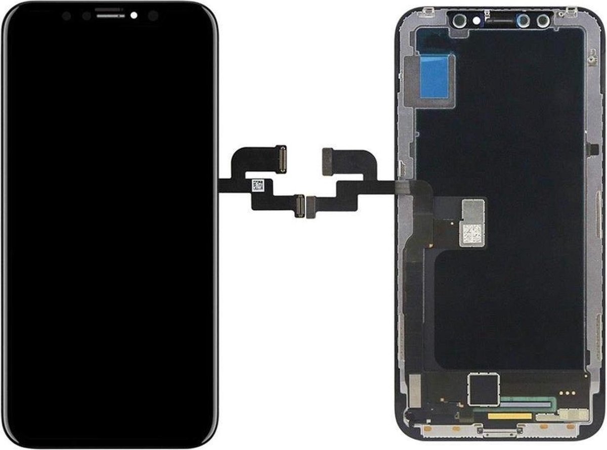 Compatible iPhone XR - TfT Display LCD vervangend beeldscherm voor iPhone X - TfT Wit + Reparatie gereedschap en screenprotector A+++