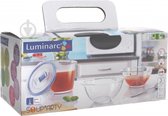 Luminarc- Pure Box Active -  Soep Party - Set van 2 kommen en 1 Soephouder met deksel - 0,84 L