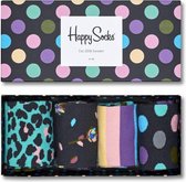 Happy Socks - Gift Box 4-pack Sokken Stripe Groen / Grijs / Multi - 36-40