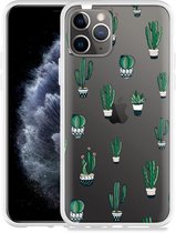 Geschikt voor Apple iPhone 11 Pro Hoesje Cactus - Designed by Cazy