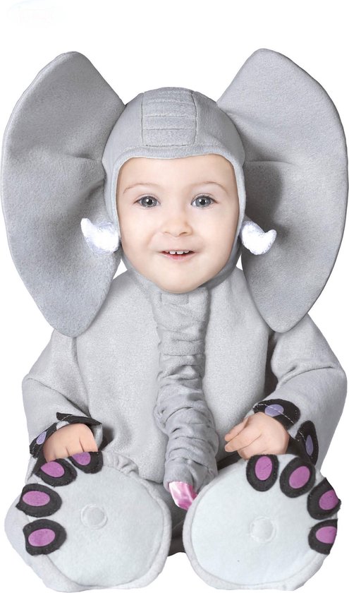 Grijs olifant kostuum voor baby's - Verkleedkleding