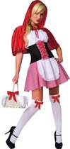 PALAMON - Stout Roodkapje outfit voor dames - Volwassenen kostuums