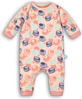 Charlie Choe Meisjes Jumpsuit Pyama Lichtroze met Macarons - Maat 62