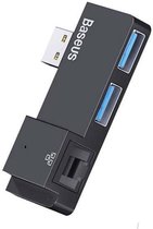 USB-A naar RJ45 Ethernet LAN Adapter met 2*USB3.0 voor Surface Pro