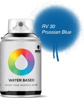 Peinture en aérosol à base d'eau bleue MTN - 100 ml de peinture en aérosol pour enfants