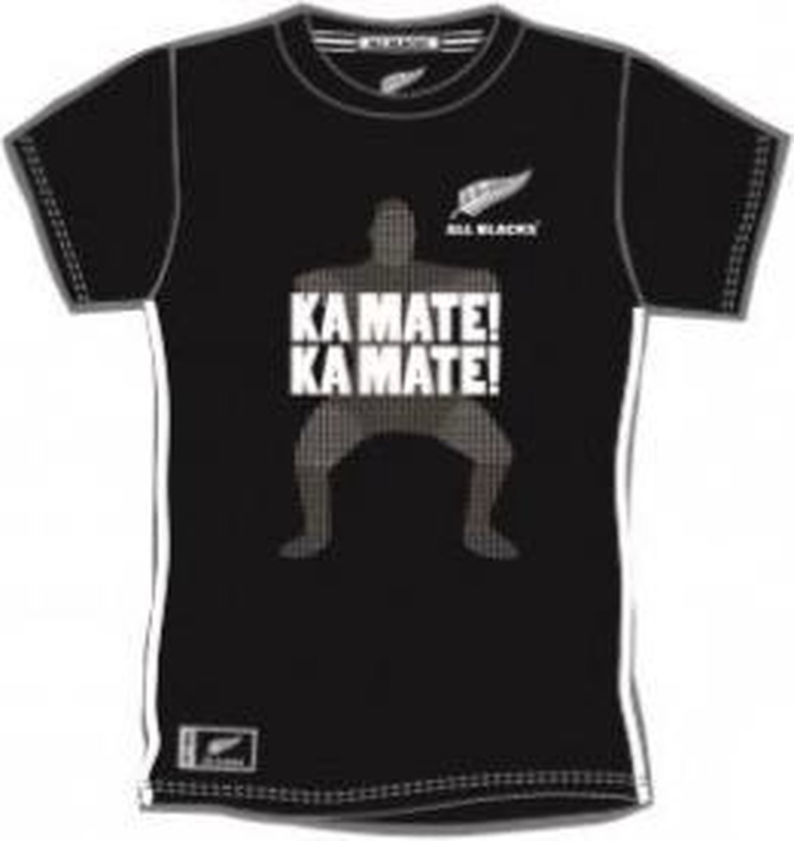 All Blacks t-shirt KAMATE maat 128
