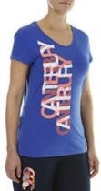 CANTERBURY LAYERED TEXT TEE - 8/XS - MADISON BLUE