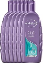 Andrelon Shampooing Melon & Aloë Vera - Value Pack 6 Pièces