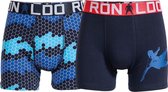 Cristiano Ronaldo 7 Trunk Cotton Stretch 2-Pack Fashion Line Boys Black/Blue/Red - Maat 10/12