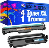 Tito-Express Platinum series 4x Toner & 1x drum CF230A CF232A Toner XXL alternatief voor HP CF230A CF232A