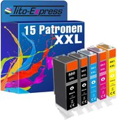 PlatinumSerie 15x cartridge alternatief voor Canon PGI-580 CLI-581