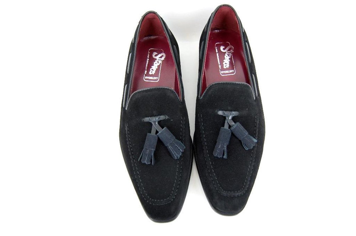 Loafers Giuseppe Zanotti Suède Chalmer Suède Loafers in het Zwart voor heren  Heren Schoenen voor voor Instappers voor Loafers allware.com.br