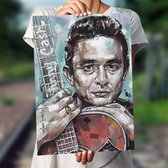 Johnny Cash gitaar print 03 (50x70cm)
