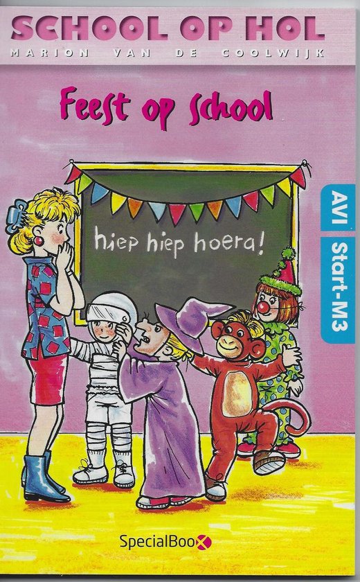 Feest op school van de serie school op hol