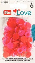 Prym Love Color snaps drukknopen 12,4 mm rose/rood