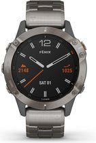 Garmin fēnix 6 — Pro en Sapphire editions Titanium met lichte titanium polsband