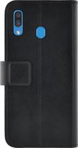 Azuri Samsung Galaxy A40 hoesje - Walletcase - Zwart