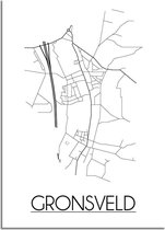 DesignClaud Gronsveld Plattegrond poster B2 poster (50x70cm)