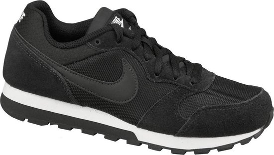 Nike Md Runner 2 Dames Sneakers - Black/Black-White - Maat 41 ...