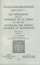 Textes littéraires français - Les Réflexions sur la poétique de ce temps et sur les ouvrages des poètes anciens et modernes