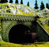 Busch - Tunnelportal 2-gl H0 (Bu7023) - modelbouwsets, hobbybouwspeelgoed voor kinderen, modelverf en accessoires
