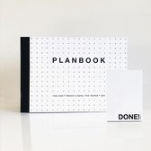 Planboek A4 formaat + notitieblok & kaart