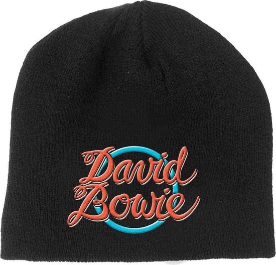 Bonnet David Bowie 1978 World Tour Logo Noir