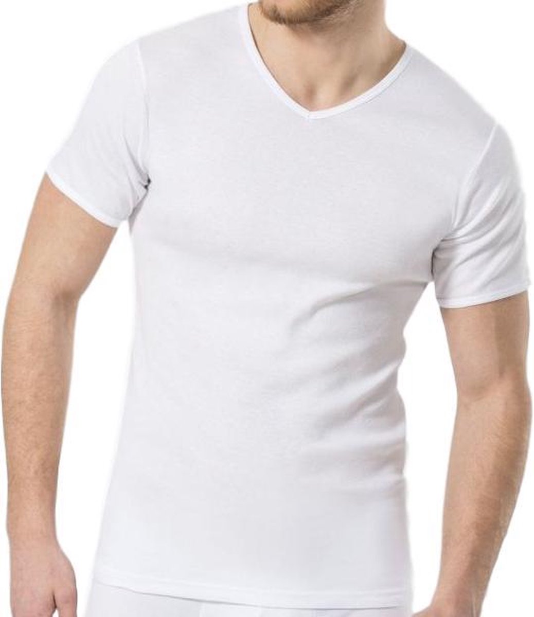Bonanza T-shirt - V-hals - Wit - Maat XL