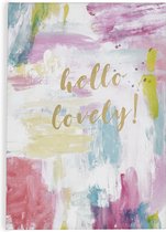 Art for the Home - Canvas - Hello Lovely - 50x70 cm