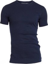 Garage 301 - Semi Bodyfit T-shirt ronde hals korte mouw navy