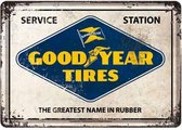 Goodyear Tires Logo Metalen Postkaart