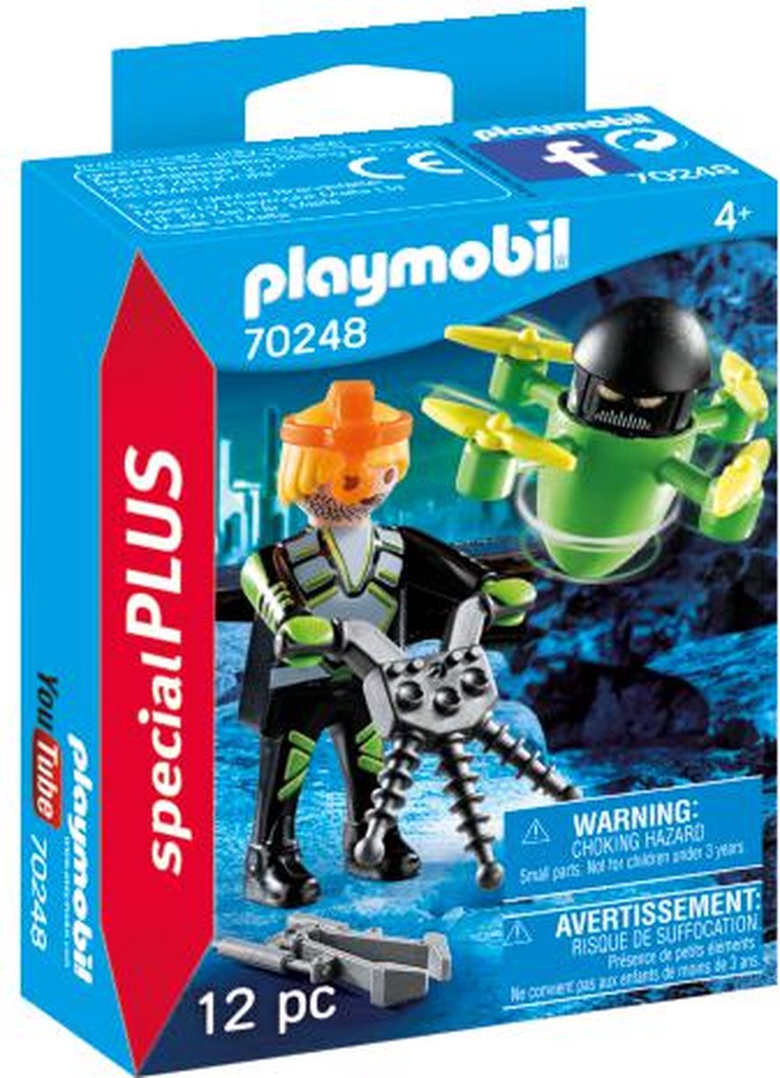 Playmobil Playmo-friends: Agent Met Drone (70248)