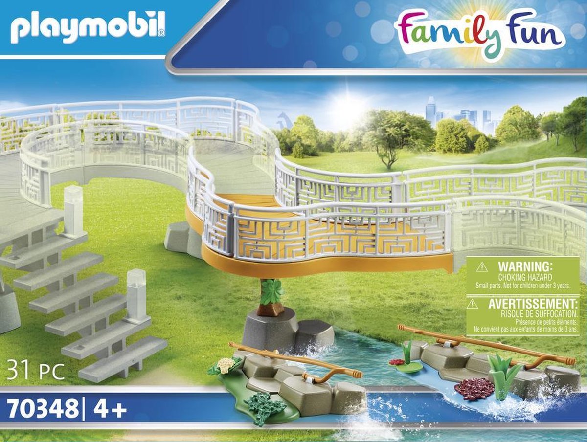 PLAYMOBIL Family Fun Uitbreidingsset voor dierenpark - 70348 | bol