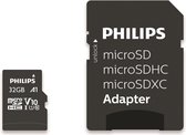Philips FM32MP45B - Micro SDHC kaart 32GB incl. adapter - Class 10 - UHS-I U1