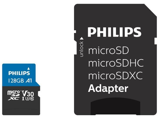 Philips FM12MP65B mémoire flash 128 Go MicroSDXC UHS-I Classe 10
