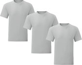 Senvi 3 pack T-Shirts Ronde hals - Maat XL - Kleur: Muis Grijs