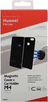 Musthavz Backcover magnetische beschermhoes incl. Autohouder voor Huawei P10 Lite zwart
