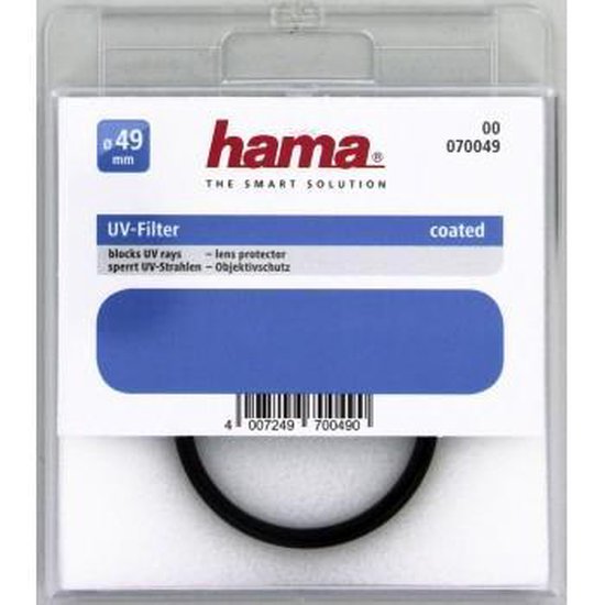 Hama UV Filter - Standaard Coating - 49mm - Hama