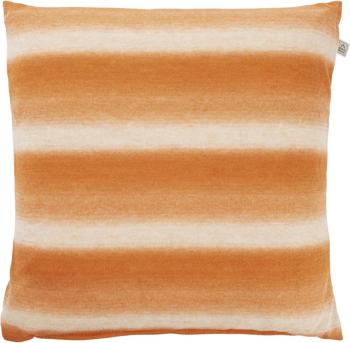 Dutch Decor ARTHUR - Kussenhoes 45x45 cm - zand - oranje - beige - katoen & linnen - met rits