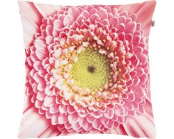 Dutch Decor SINDY - Kussenhoes met bloemenprint roze 45x45 cm - met rits