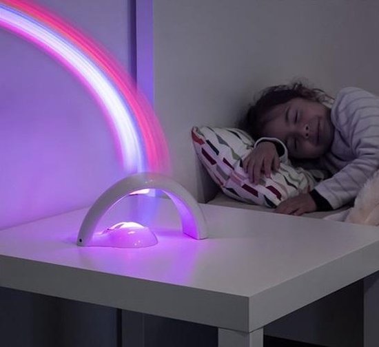 Regenboog - projector - nachtlamp - kinderlamp - Kindernachtlamp - Slaaplamp | bol.com