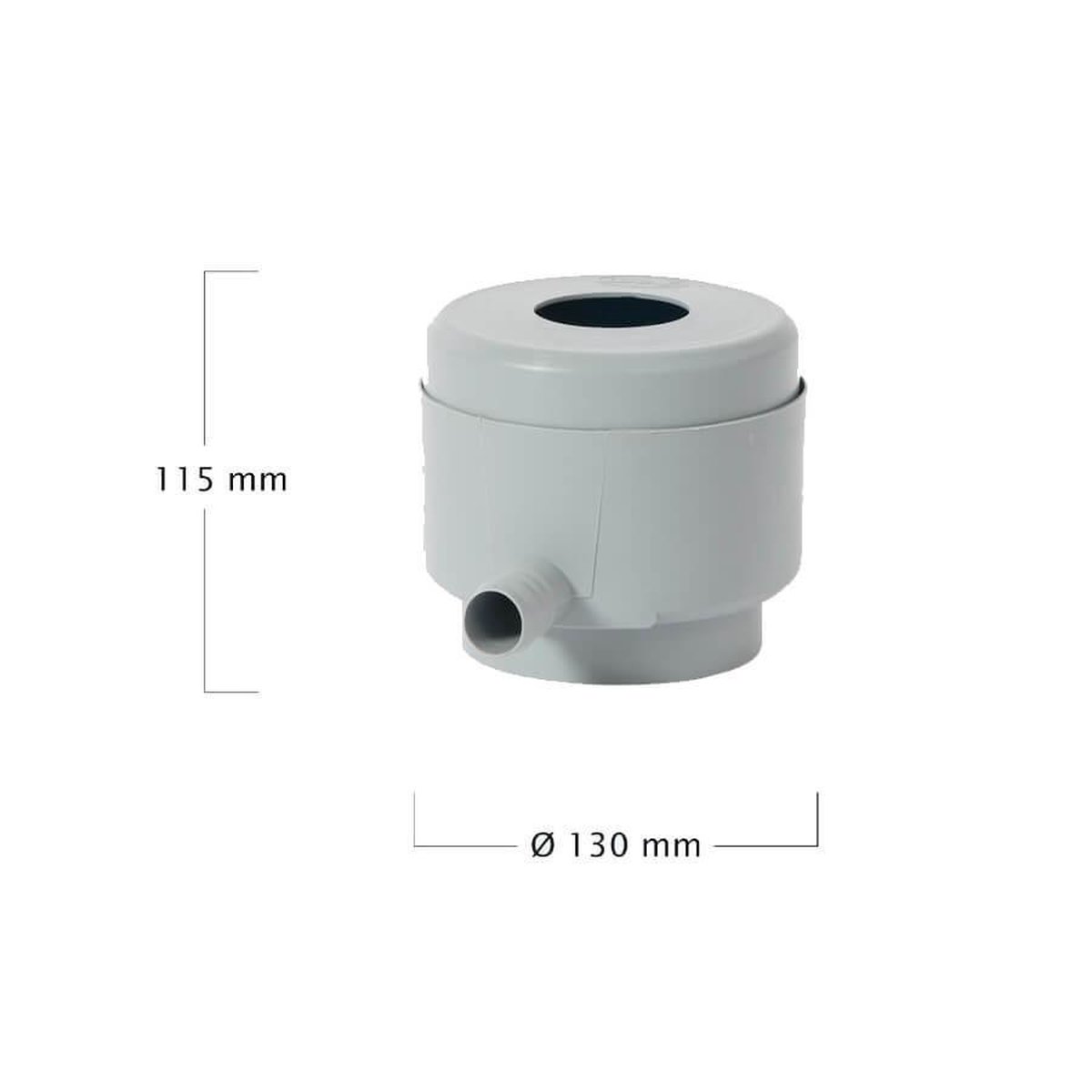 Garantia Collecteur d'eau de pluie DN 70-100 gris incl. cartouche filtrante